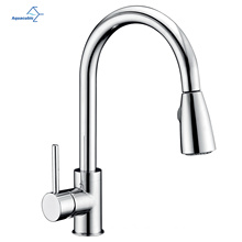 Wholesale Single Handle Kitchen Faucet Pull Out Spray Head Brass Kitchen Faucet Sink Mixer